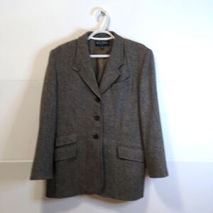Brian Tucker of Dublin Women's Tweed pure wool Blazer Size 10 VINTAGE Timeless
